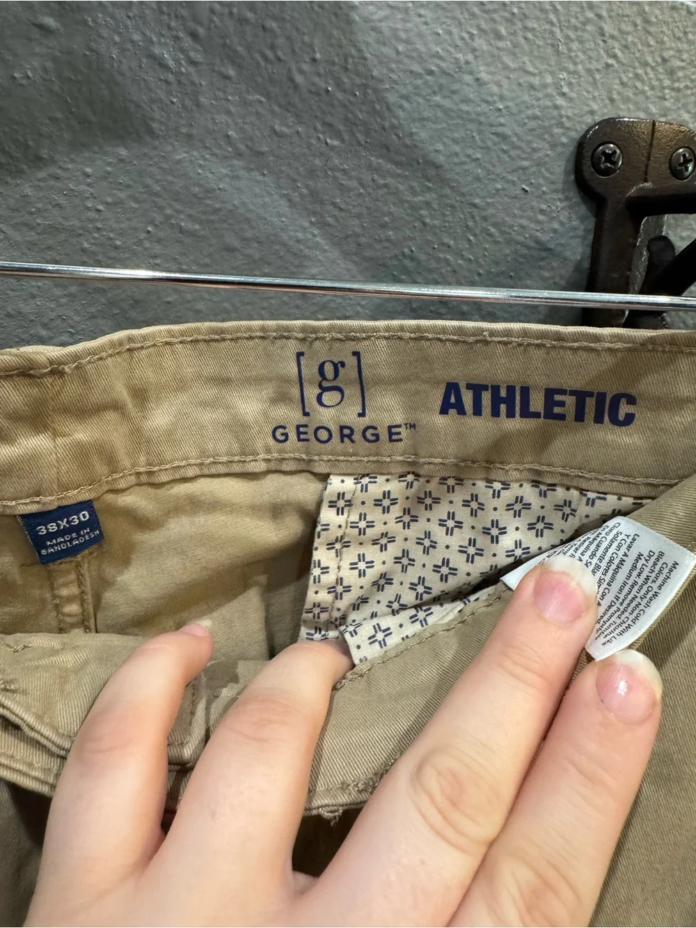 George Men's Tan Chino Pants
